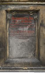 Photo Textures of Memorial Plaque